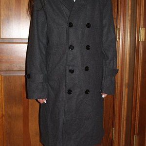 AOWOFS Men's Double Breasted Trench Coat Size XL